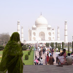 タージ・マハルにて